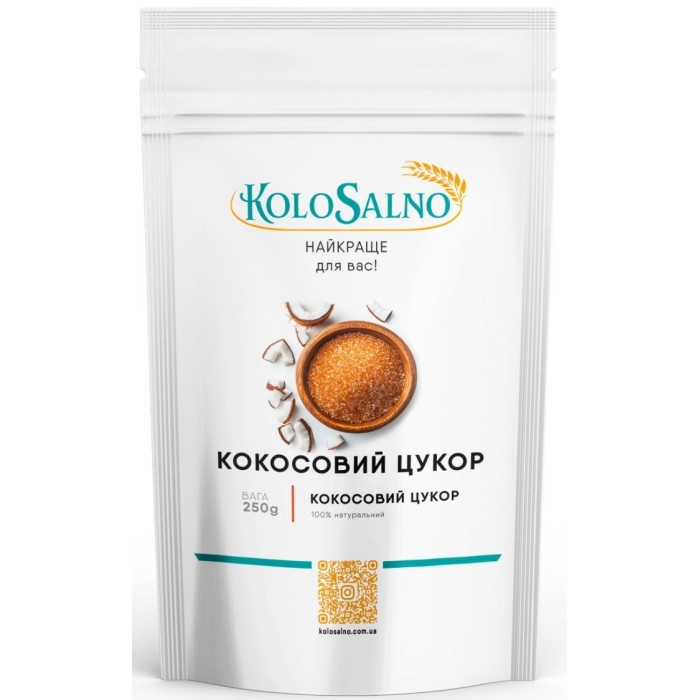 Сахар кокосовый 250 г 